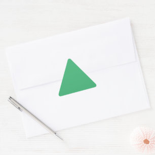 Sea Green Triangle Sticker