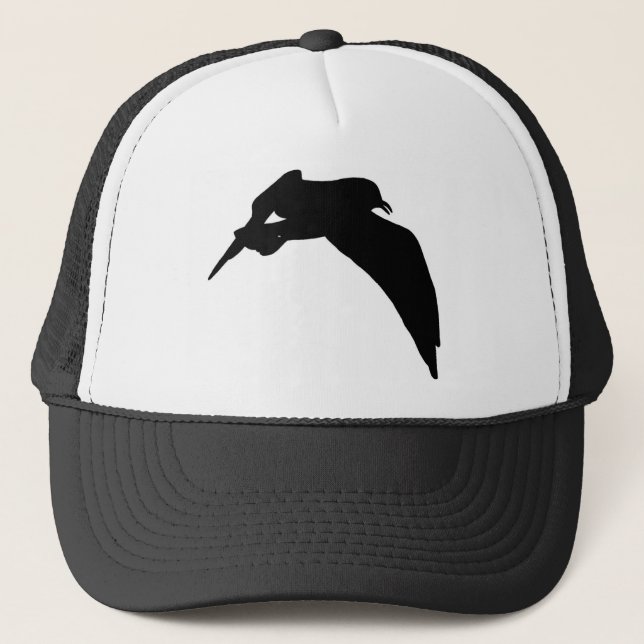 Sea Gull Silhouette in Black Hat (Front)