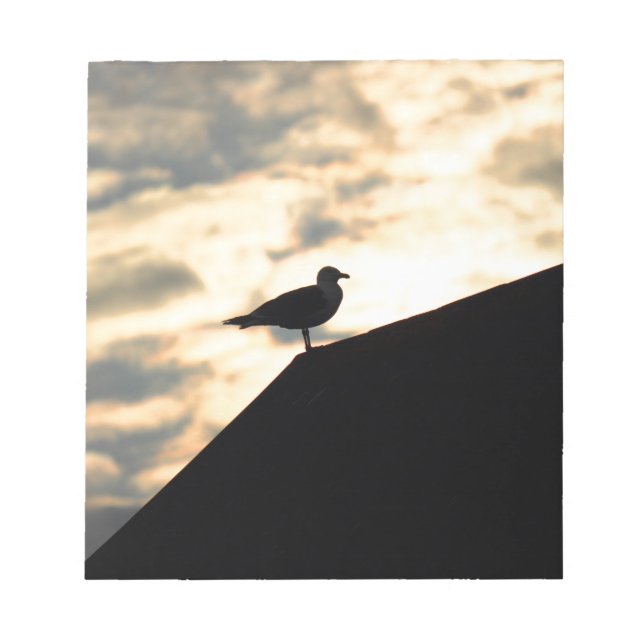 Sea Gull Sunset Notepad (Front)