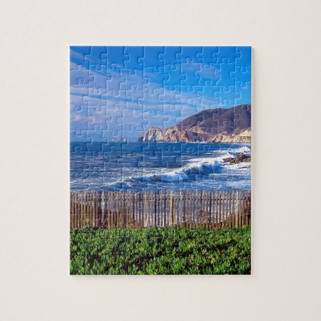 Sea Half Moon Bay California Jigsaw Puzzle (Vertical)