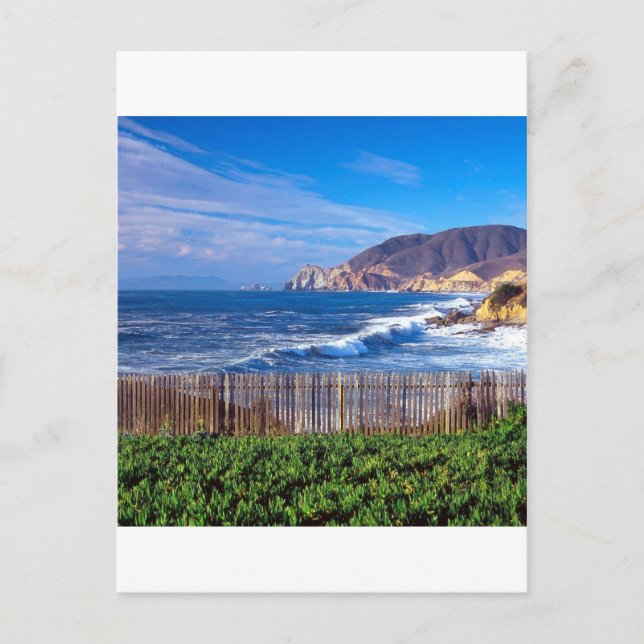 Sea Half Moon Bay California Postcard (Front)