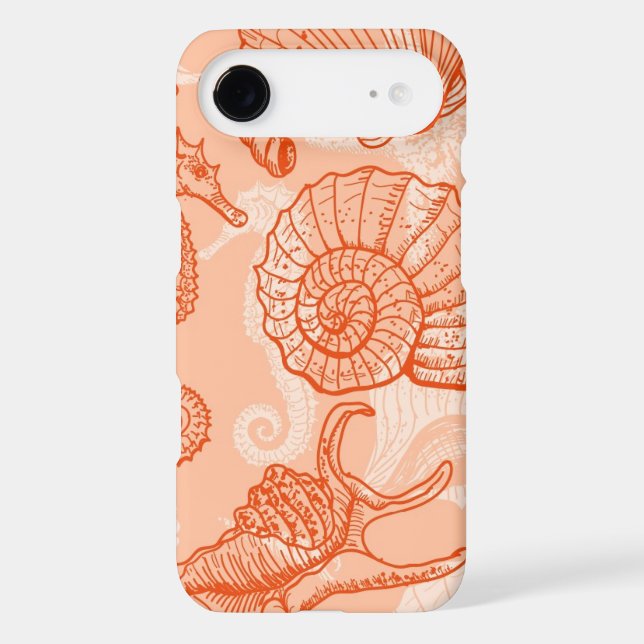 Sea hand drawn pattern Case-Mate iPhone case (Back)
