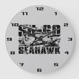 Sea hawk Round (Large) Wall Clock