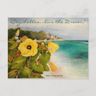 Sea Hibiscus Postcard