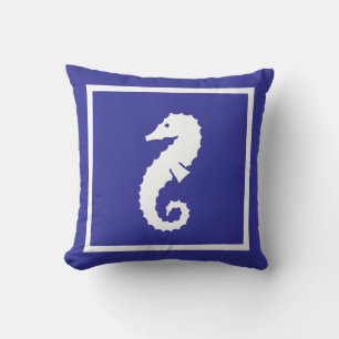 Sea Horse ~ Beach House Cushion