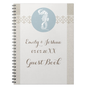 Sea Horse Beachy template - Guest Book