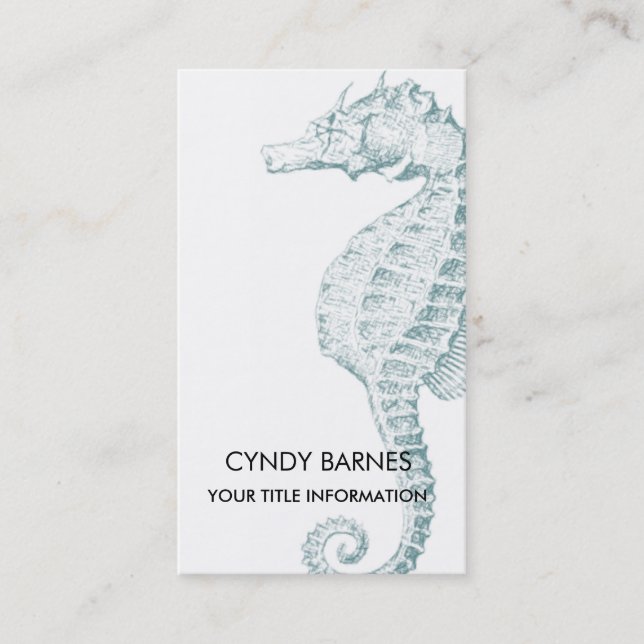 Sea Horse Business Card (Front)