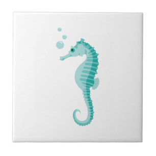 Sea Horse Ceramic Tile