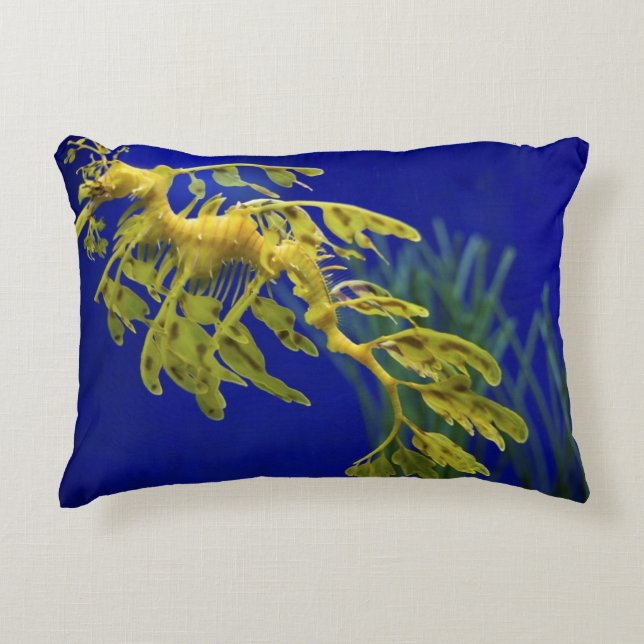 Sea horse decorative cushion (Front)