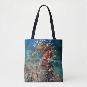 Sea Horse   Hippocampus Ramulosus Tote Bag