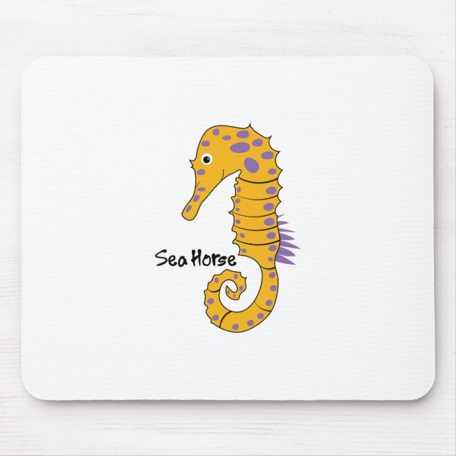 Sea Horse Mouse Pad (Front)