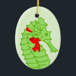 Sea Horse Ornament<br><div class="desc">A wonderful sea horse holiday ornament!</div>