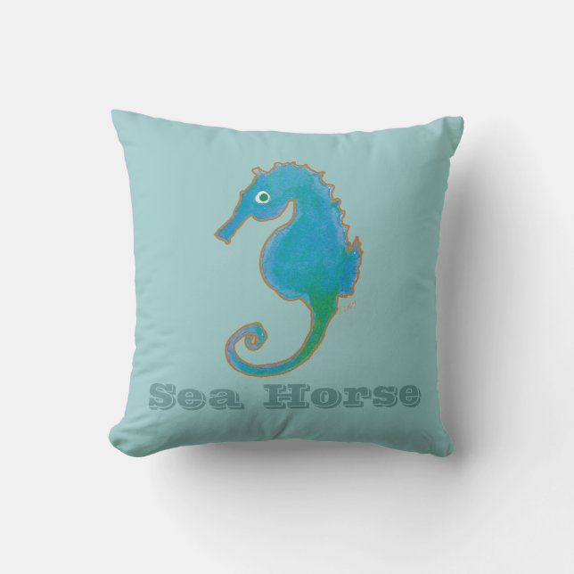 Sea Horse pillow (Front)