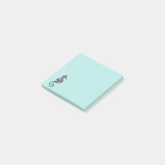 Sea Horse Rainbow Post-it Notes