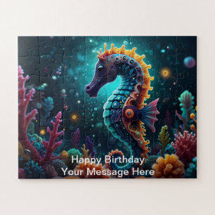 Sea Horse Under The Sea Adventure Jigsaw Puzzle