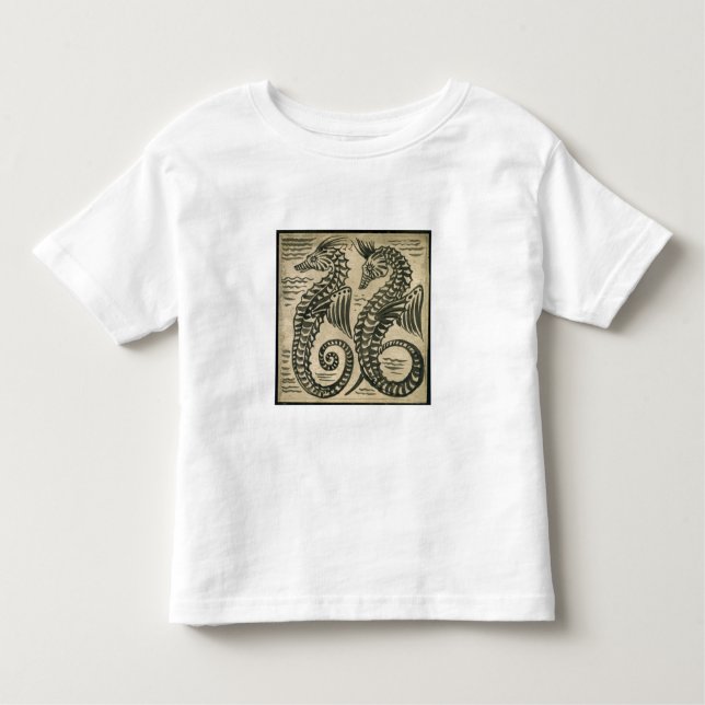 Sea-Horse (w/c on paper) Toddler T-Shirt (Front)