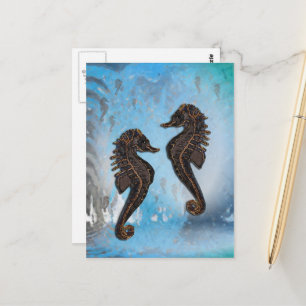 Sea Horses Postcard