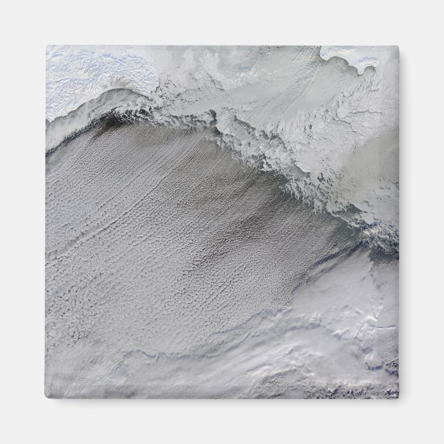 Sea ice and cloud streets in the Bering Sea Magnet (Front)