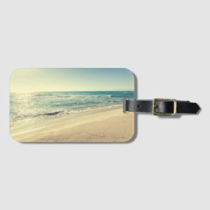 Sea in Winter Luggage Tag
