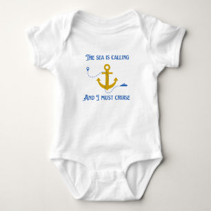 Sea is Calling Baby Bodysuit