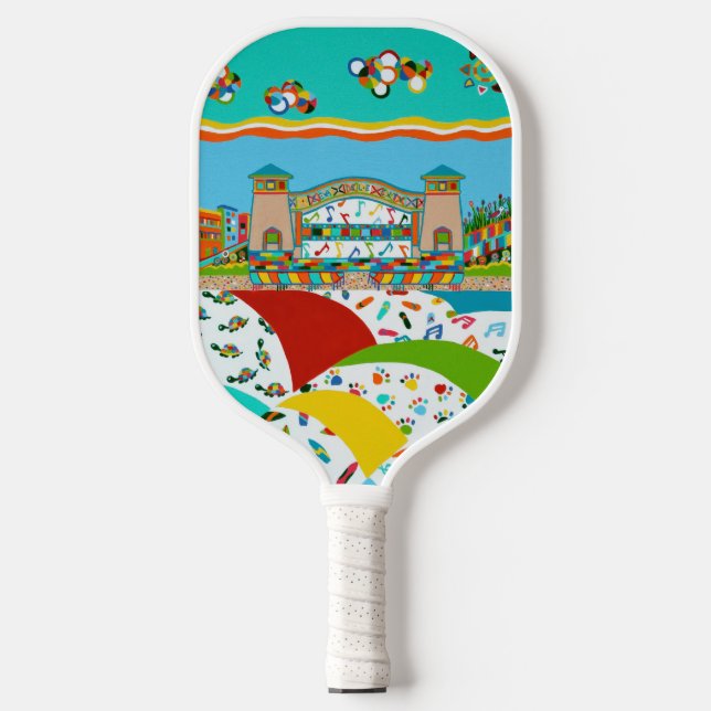 Sea Isle City Band Shell Pickleball Paddle (Front)