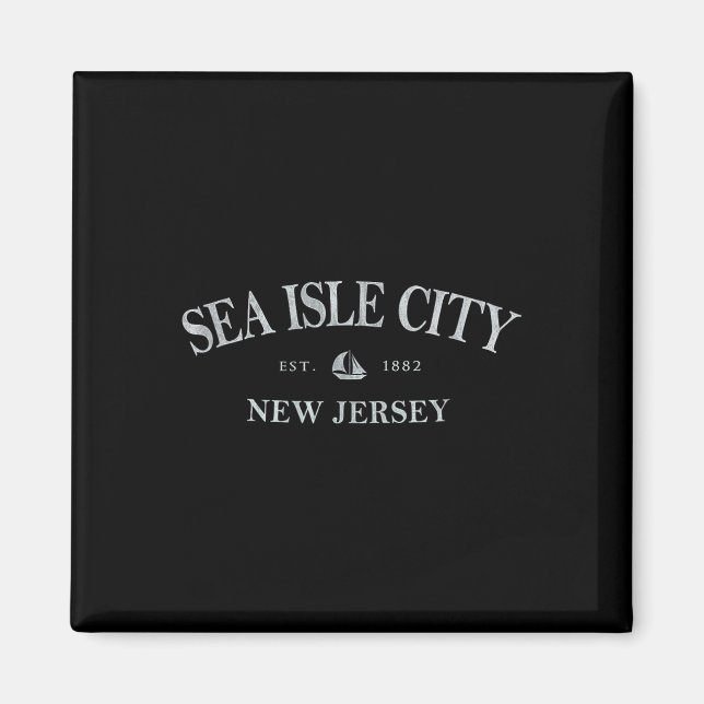 Sea Isle City New Jersey _ Sea Isle City Nj Sailbo Magnet (Front)