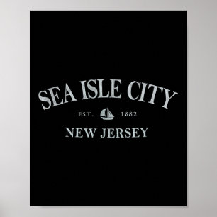 Sea Isle City New Jersey _ Sea Isle City Nj Sailbo Poster