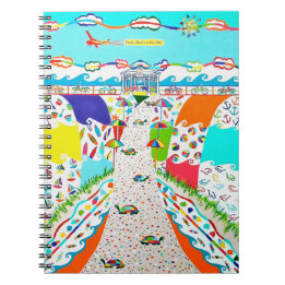 Sea Isle City Promenade Spiral Notebook