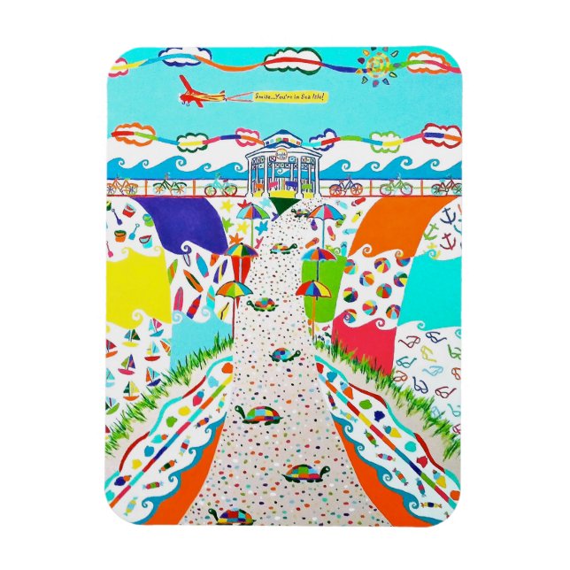 Sea Isle Promenade 3 x 4 Flexible Magnet (Vertical)