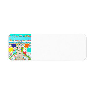 Sea Isle Promenade Return Label Return Address Label