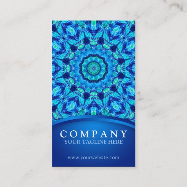 Sea Jewel Mandala Business Card (Front)