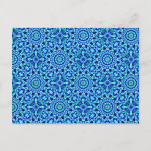 Sea Jewel - Mandala Pattern - Postcard
