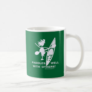 Sea Kayak Paddles Well White Coffee Mug
