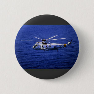 Sea King SH-3H 6 Cm Round Badge