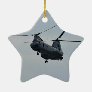 Sea knight CH-46 Ceramic Ornament