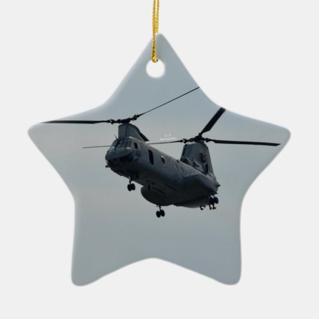 Sea knight CH-46 Ceramic Ornament (Front)