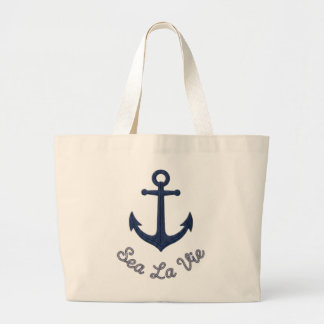 Sea La Vie Large Tote Bag