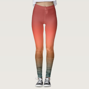 Sea, Land And Sky Wonderful Landscape Leggings