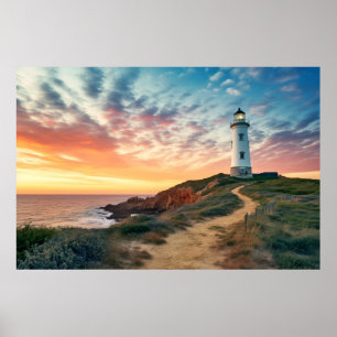 Sea Landscape Meditation Serene Tranquil Poster