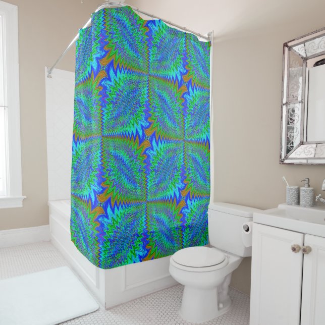 Sea Leaves...... Shower Curtain (In Situ)