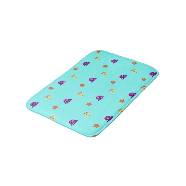Sea life bath mat (Angled)