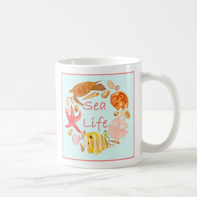 Sea Life Coffee Mug (Right)
