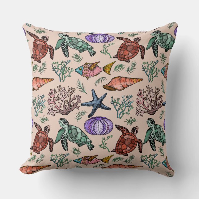 Sea Life Cushion (Front)