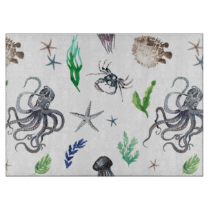 SEA LIFE CUTTING BOARD
