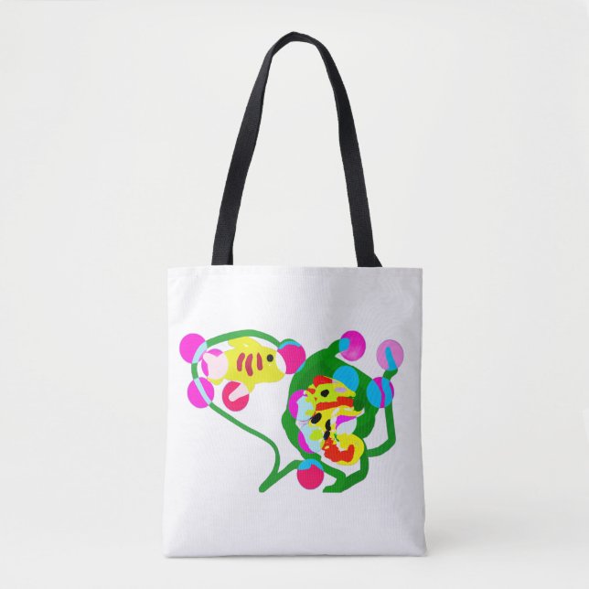 Sea life joy tote bag (Front)