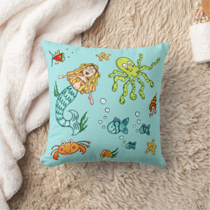 Sea Life Marine Under the Sea Cushion