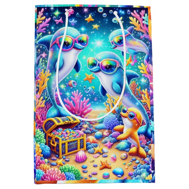 Sea Life Medium Gift Bag (Front)