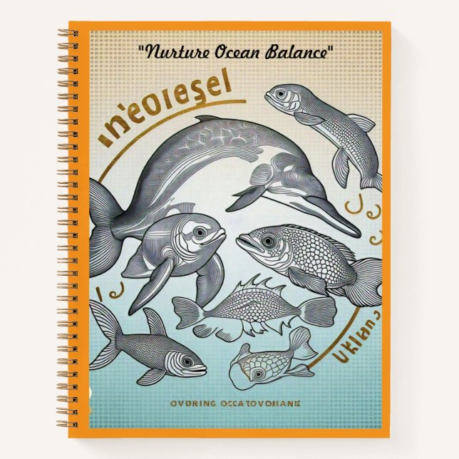 "Sea Life on the Brink" Notebook (Front)