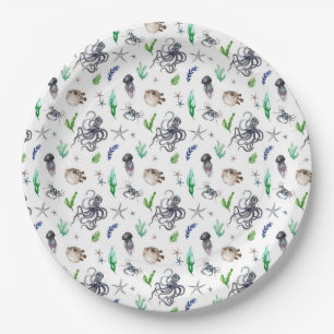 SEA LIFE PAPER PLATE