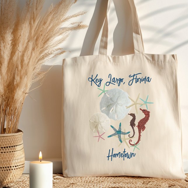 Sea Life Sand Dollars Florida Hometown Tote Bag (Creator Uploaded)